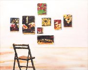 [alter klappstuhl] acrylfarbe auf leinwand - 40 x 50cm - 2019