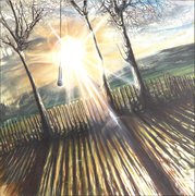 ["sag was...!"] acrylfarbe auf leinwand - 140 x 140cm - 2017