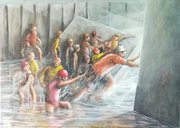[aufbruch] acrylfarbe auf leinwand - 50 x 70cm - 2020